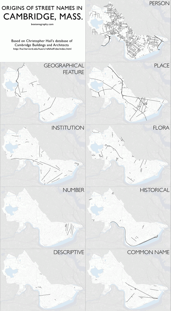 Origins of Cambridge street names