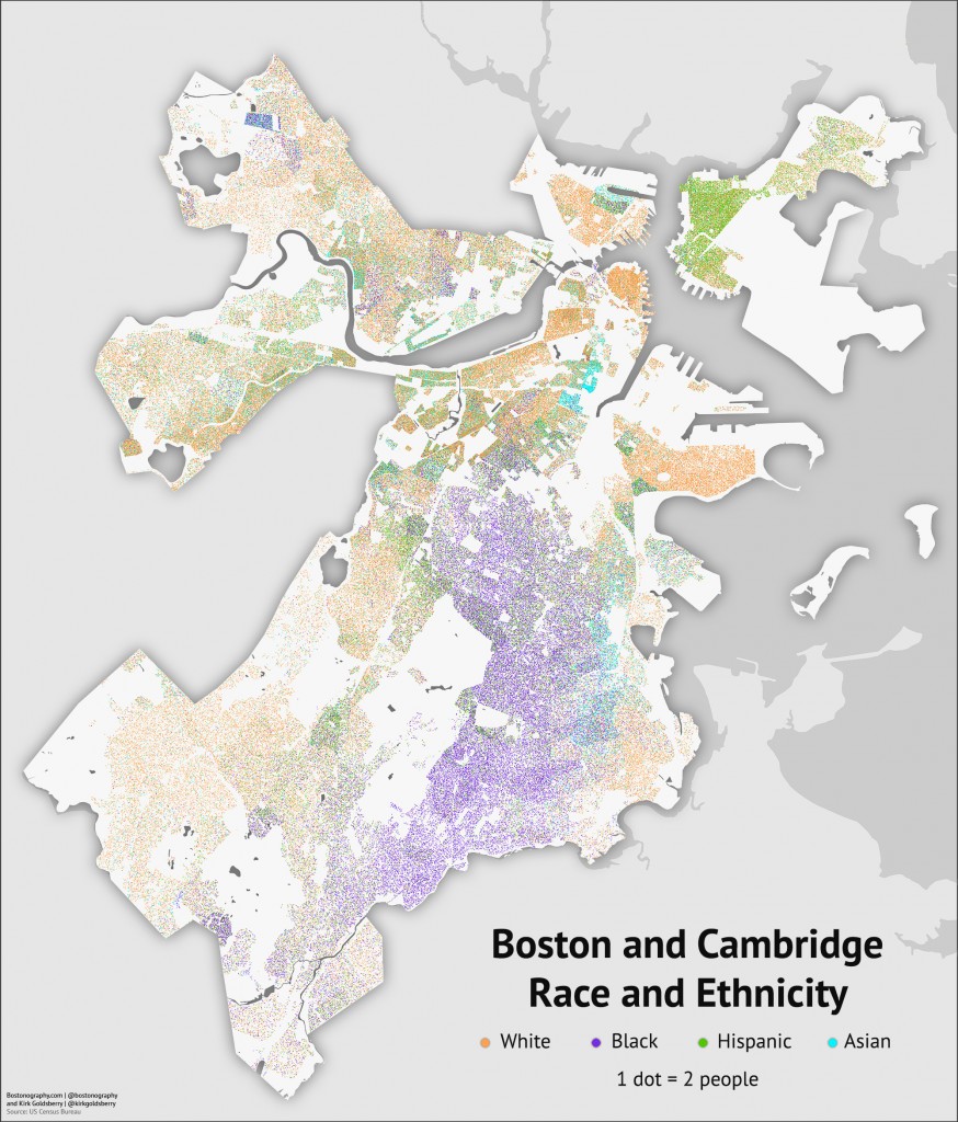 Boston and Cambridge race & ethnicity