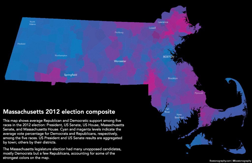 Massachusetts 2012 election composite