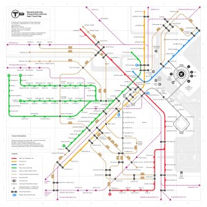 MBTA map redesigns | Bostonography