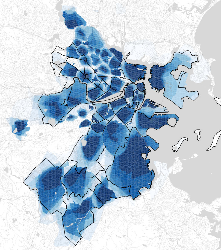 Boston crowdsourced vs official neighborhoods