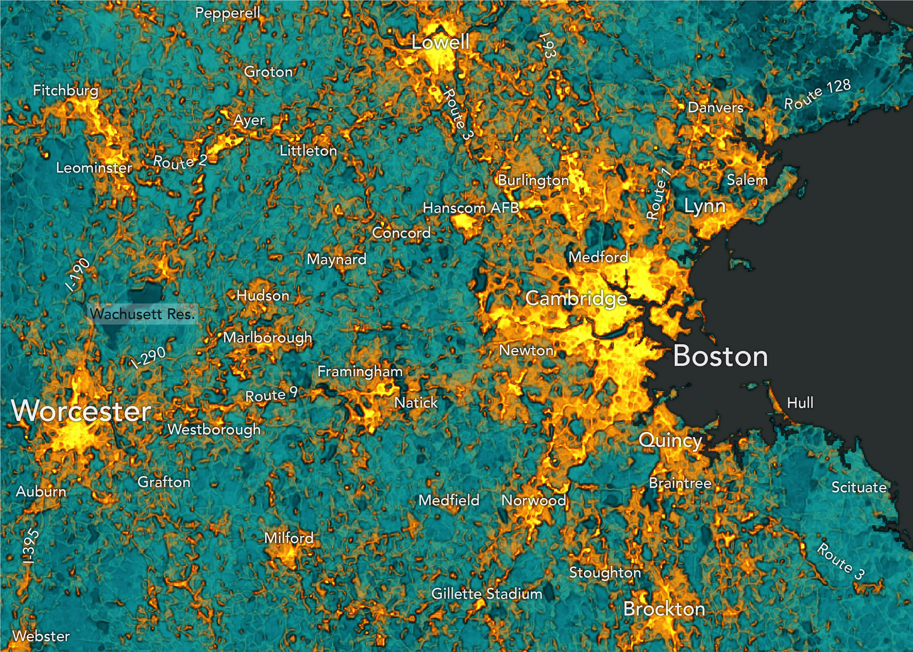 Traffic Map Boston Ma Bostonography